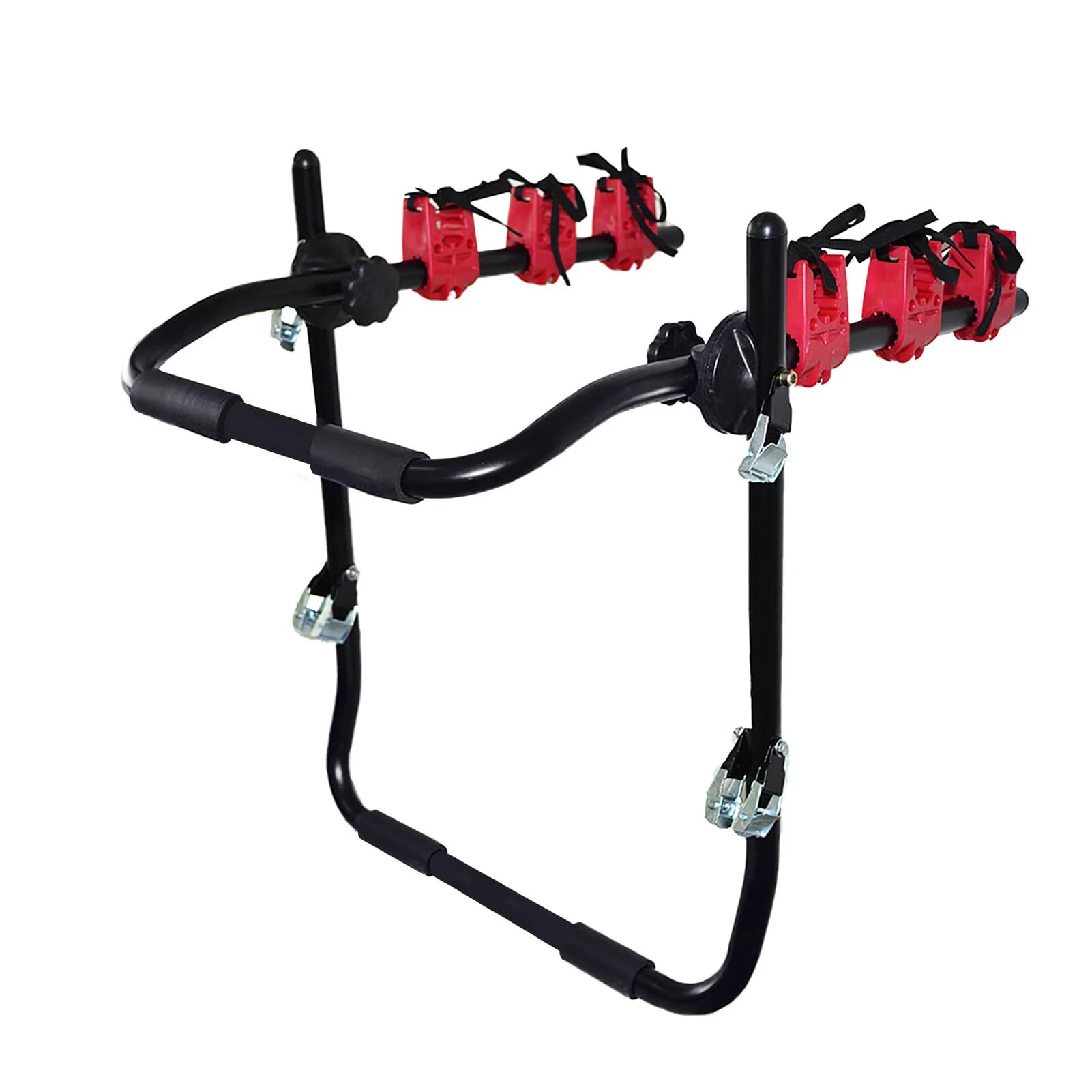 Portabici da Portellone Posteriore per 3 Biciclette, Supporto Robusto per Auto, Compatibile con Camion, SUV e Minivan