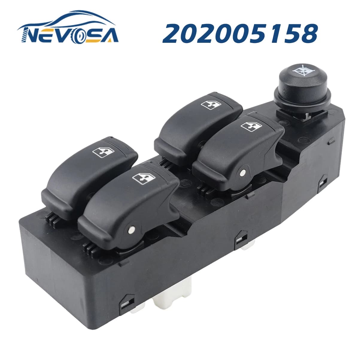 NEVOSA 202005158 Per Chevrolet Aveo Berlina Hatchback Pontiac G3 Wave 2007 2008-2011 Anteriore Sinistro Conducente Finestra Sollevatore Pulsante Interruttore