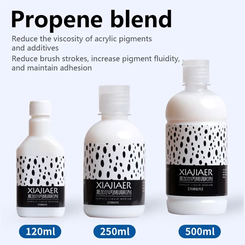 Chagall Acrylic Pigment Special Acrylic Blend 120ml/250ml/500ml Acrylic Pigment White Medium Blend