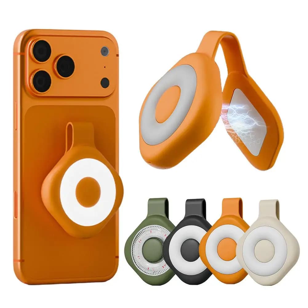 Magnetic Light for Smartphone, Mini Selfie Light, Multifunctional Phone Support, Vlog Li B6I4 Shape Clamp