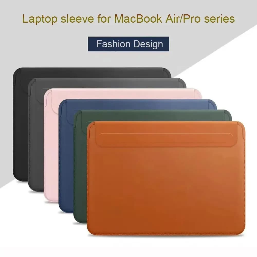 Nuova Custodia per Laptop in Pelle Impermeabile per MacBook Air 13 (A2337, A2179) e MacBook Pro 13 (A2338), Compatibile anche con MacBook Pro 14 (A2442)