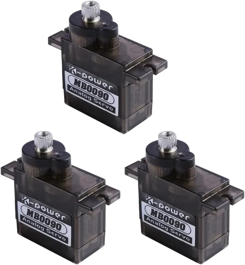 3PCS K-power MB0090 9g Metal Gear Analogico Micro Servo, 2.3KG Coppia RC Servo per Elicottero Aereo RC Car Robot