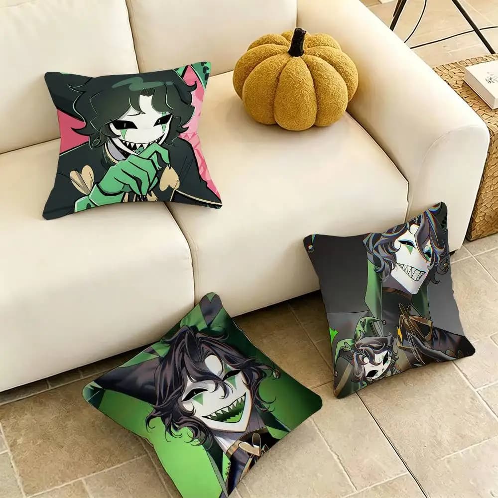 Game The Freak Circus-S Square Double-Sided printed Pillow Case Bedroom Bedside Pillow Sofa Cushion Cover Gift