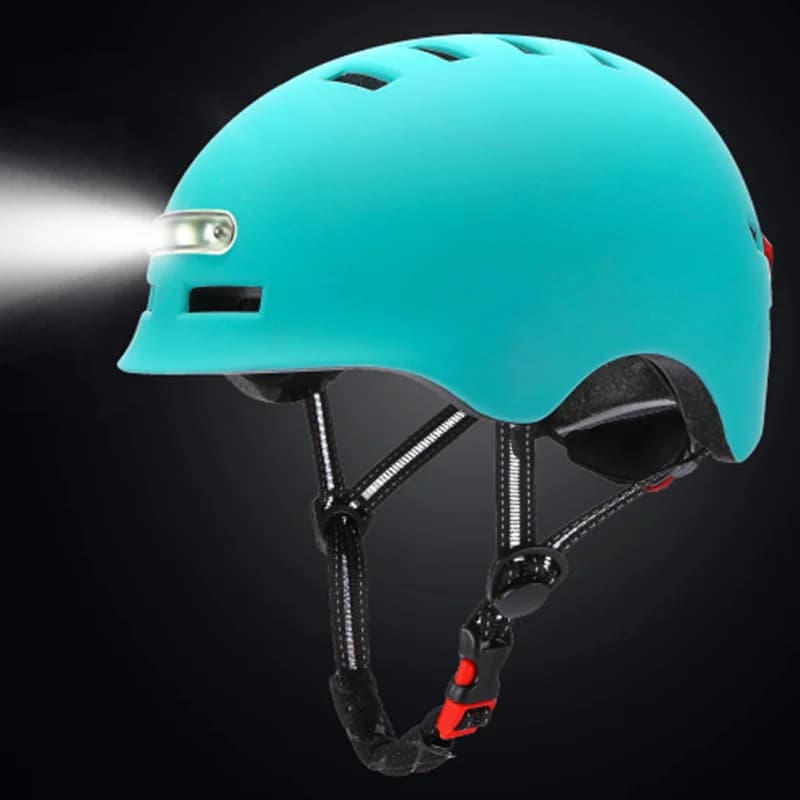 48-61 cm smart LED rear light bike helmet for men child electric bicycle MTB sports cycling road scooter safety equipment