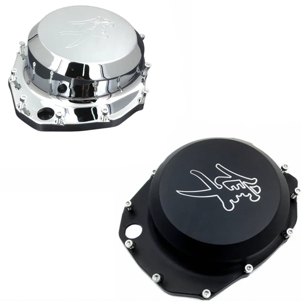 Parti aftermarket per moto Suzuki Hayabusa GSXR1300 1999-2022 B-king 2008-2009 Coperchio frizione motore CROMATO lato destro