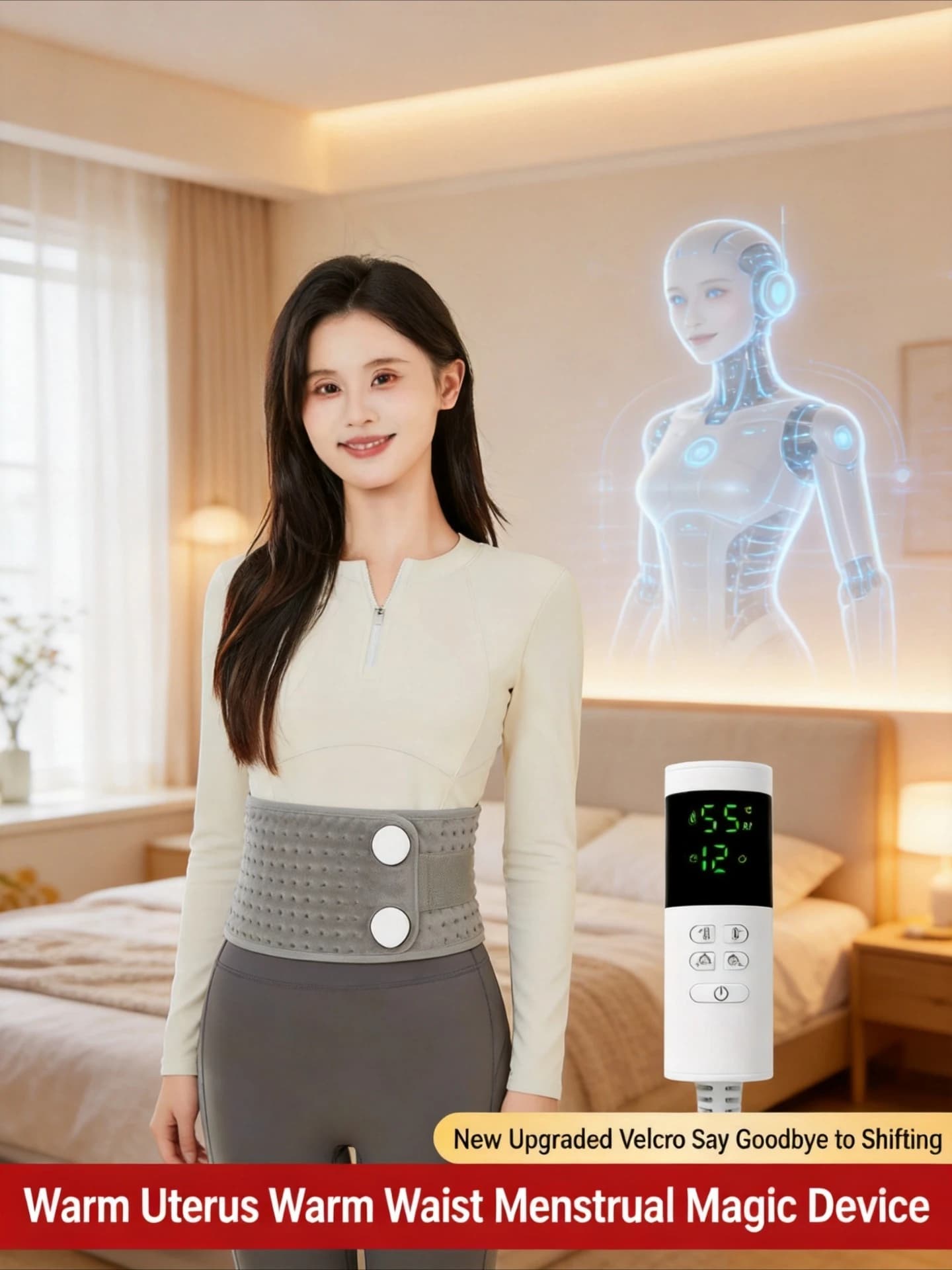 Mini Electric Heating Pad Warm Compress Physiotherapy Mat Cold Relief For Waist Uterus Winter Menstrual Warm Blanket