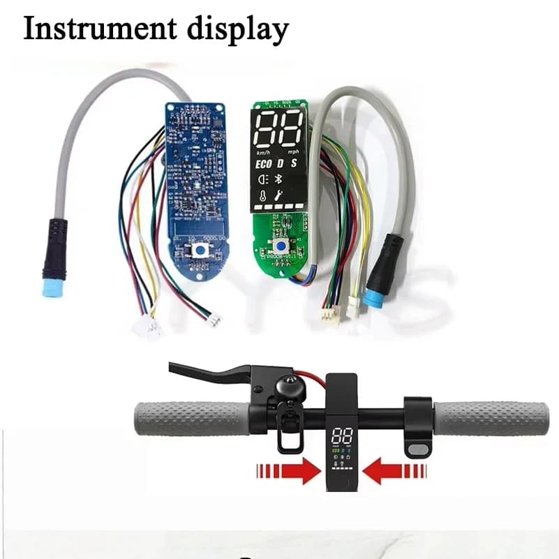 Display LCD Originale per Monopattino Elettrico Xiaomi M365, Pannello Strumenti Impermeabile di Ricambio con