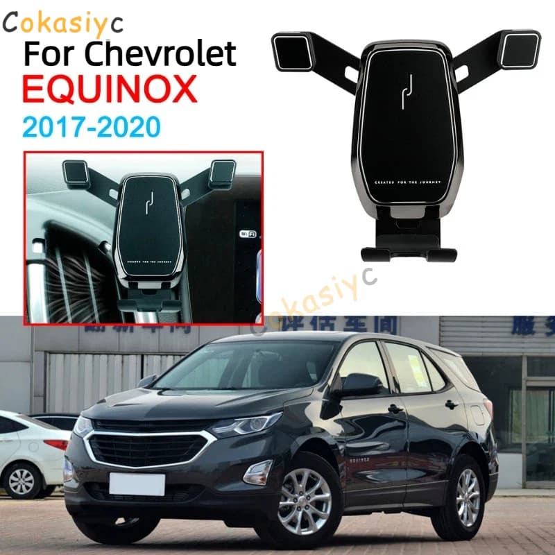Mobile Phone Bracket Air Vent Mount Call Phone Holder Support For Chevrolet Equinox Accessories 2017 2018 2019 2020 2021 2022