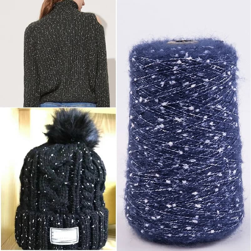 Filato di peluche Mohair per maglieria, Lana a mano, filo all'uncinetto, maglione, sciarpa, cappello, 100g, 200g, 300g