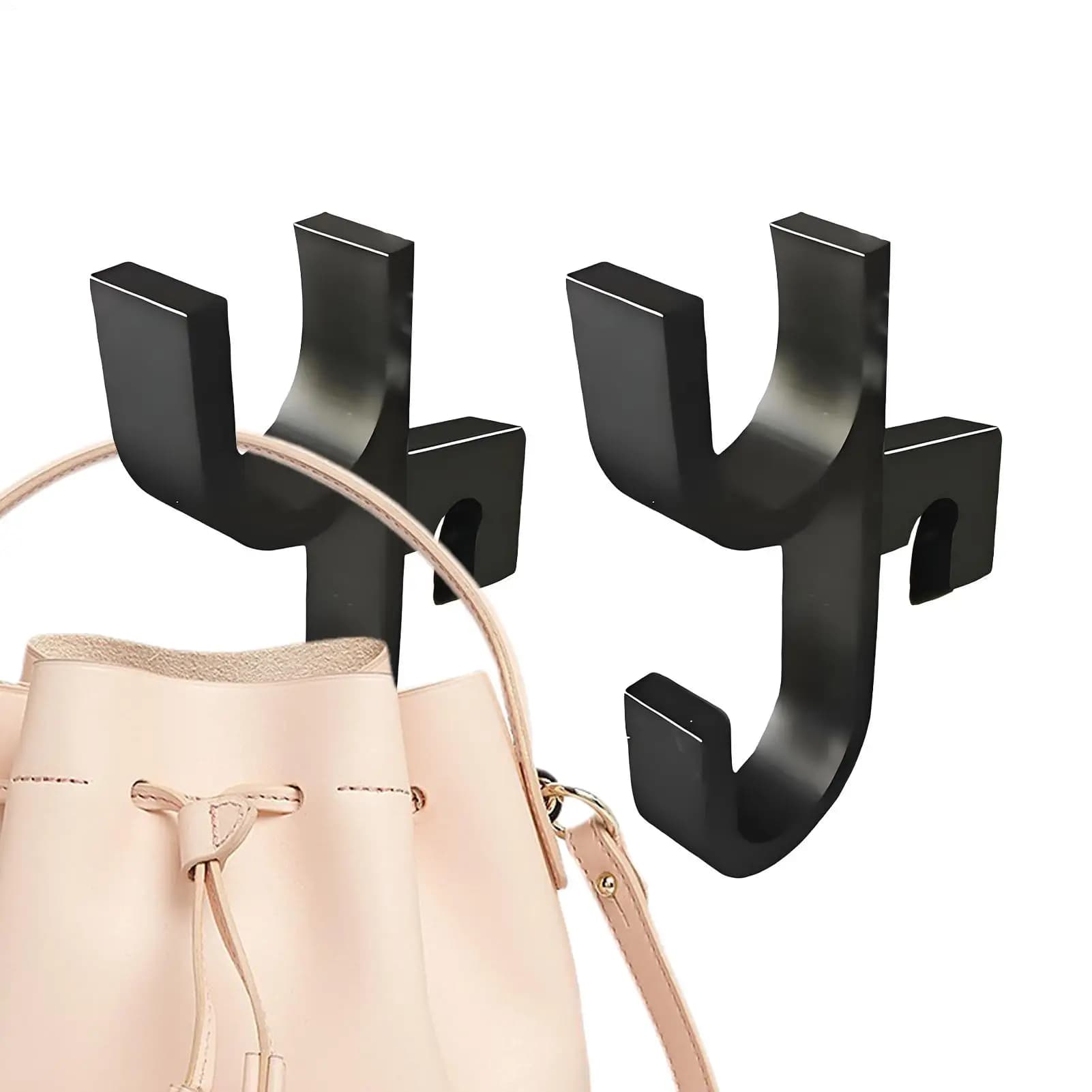 2 Pezzi Gancio Appendi Borsa/Ombrello per Bagagliaio Auto, Organizzatore per Vano Portaoggetti, Clip Gancio per Sedile Posteriore Auto, Clip Appendioggetti per Auto