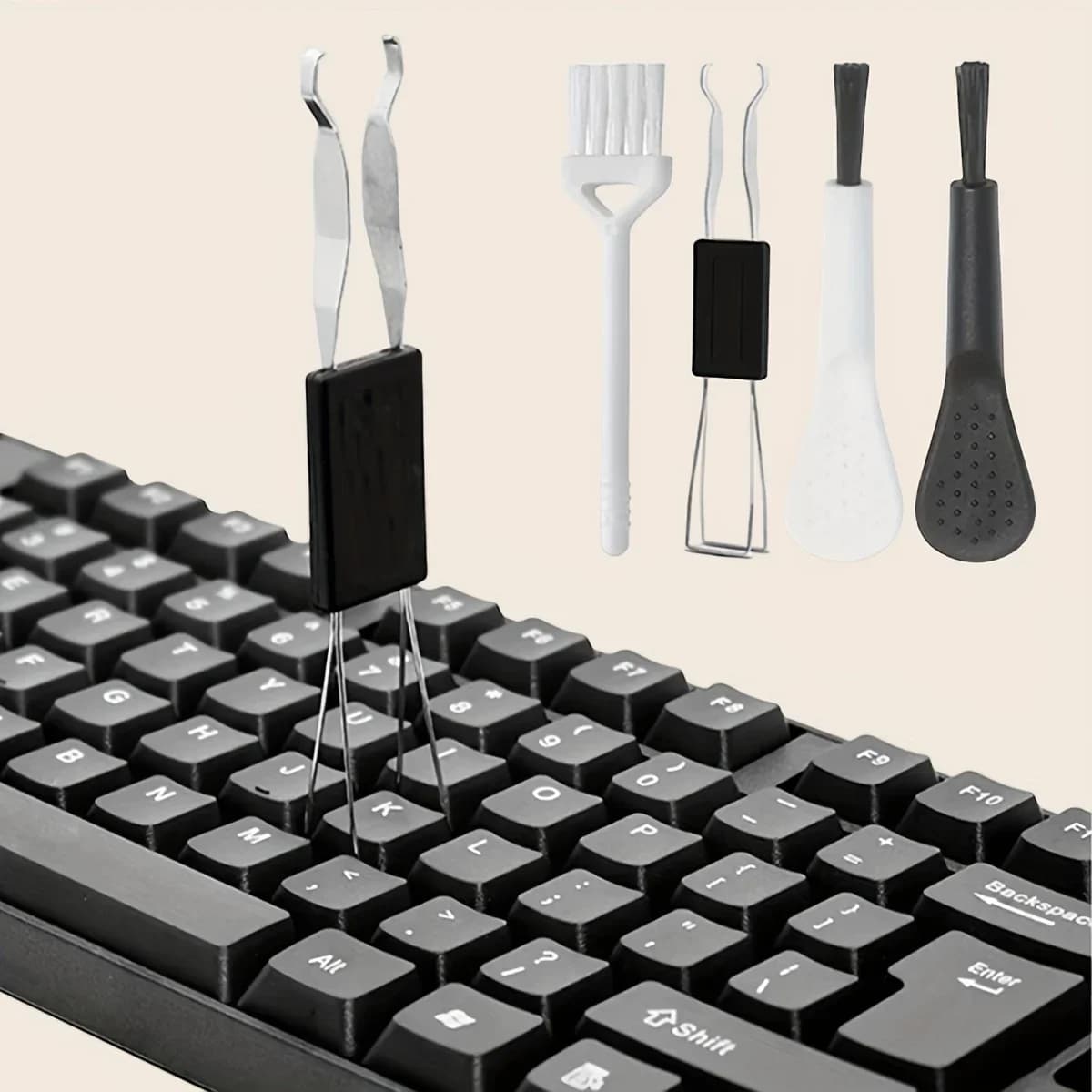 Extruder and Cleaner Keyboard Covers for Mechanical Keyboard Extractor for Universal Keyboard Covers Extractor for Keyboard Covers Replacement Cleaning Tool
