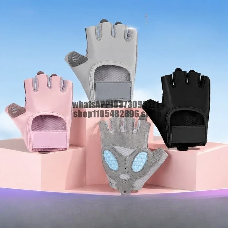 Fitness gloves men and women anti-cocooning half finger fitness dumbbells breathable kettlebell horizontal bar yoga non-slip