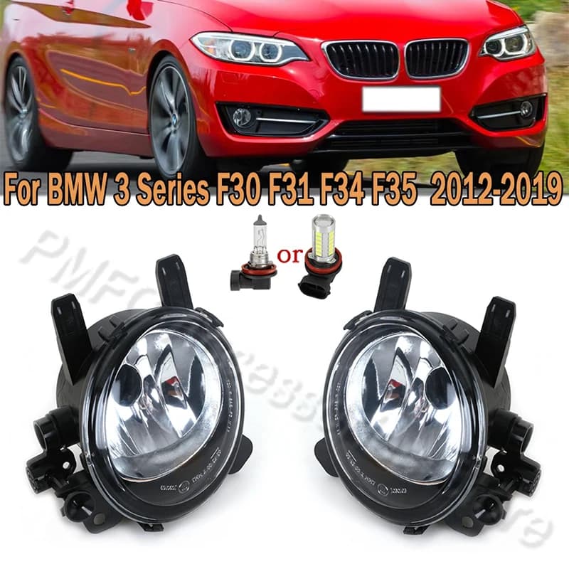 Paraurti anteriore Fendinebbia Luce di guida con lampadina per BMW Serie 3 F30 F31 F34 F35 2012 2013 2014 2015-2019 63177248911 63177248912