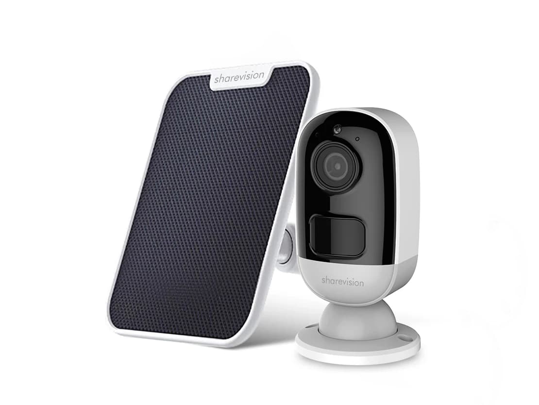 3MP 1296P Ubox Solar Power WIFI Telecamera IP Senza fili a colori AI Rilevazione umanoide Baby monitor di sicurezza domestica