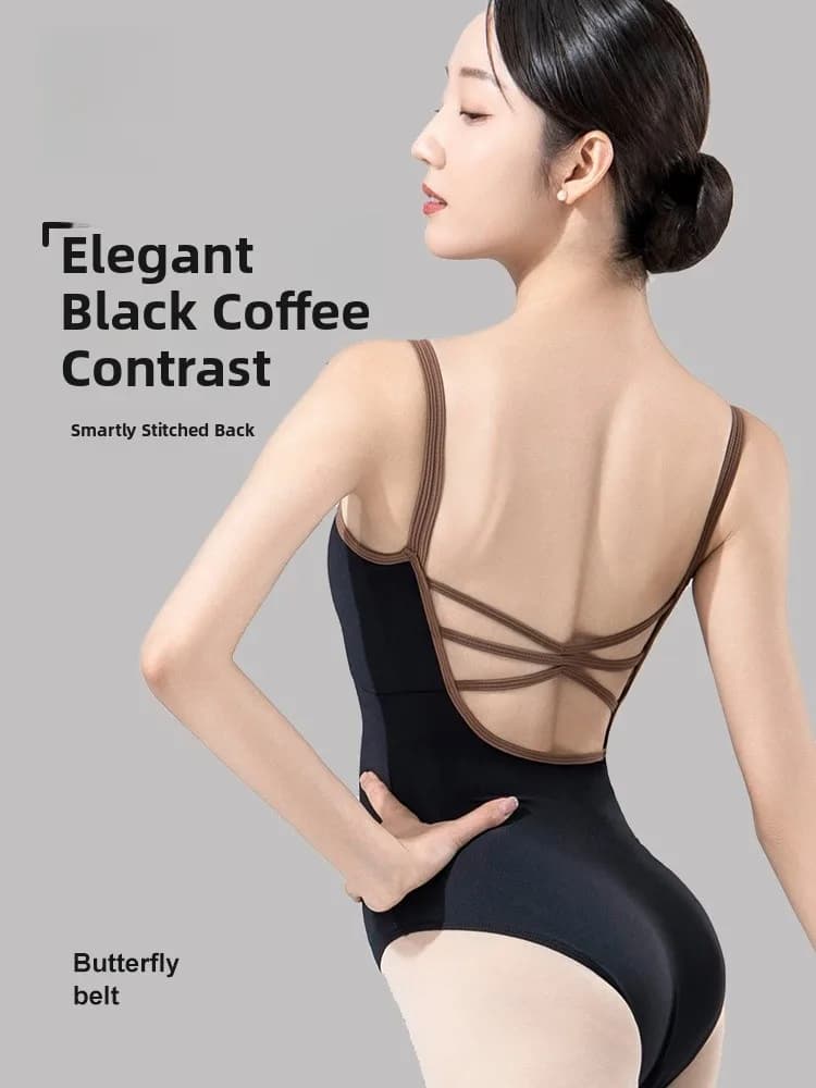 Adult Women's Ballet Practice Suit Gymnastics Uniform High Waist Classical Dance Costume AIDance Sportswear Fitness Yoga