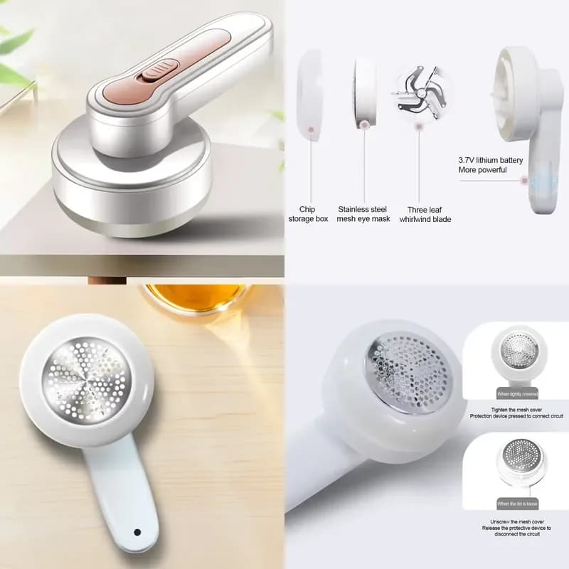 Portable Electric Fabric Shaver Lint Remover Sweater Clothes Hairball Trimmer Fleece Granules Cutter Household Appliance