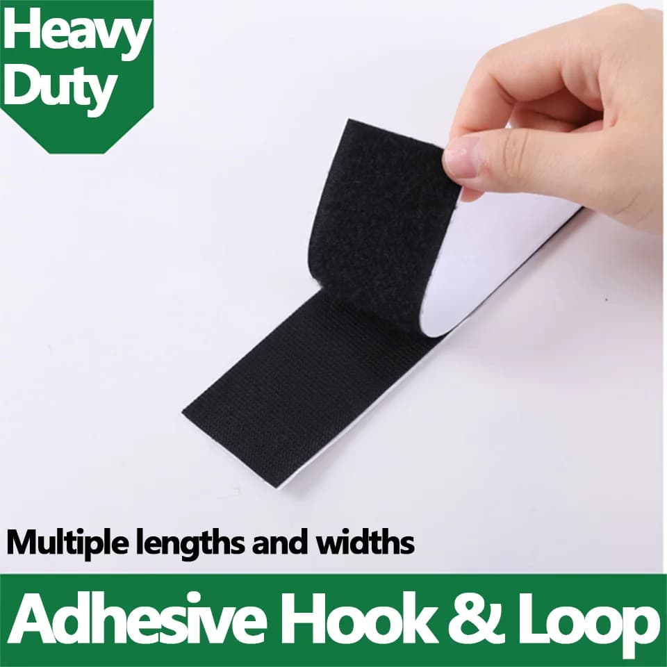 10M*2 20/25/30/50mm Magic Tape SelfAdhesive Hook and Loop Fastener Nylon Sticker velcros adesivo Tape Sewing Adhesivewith Glue