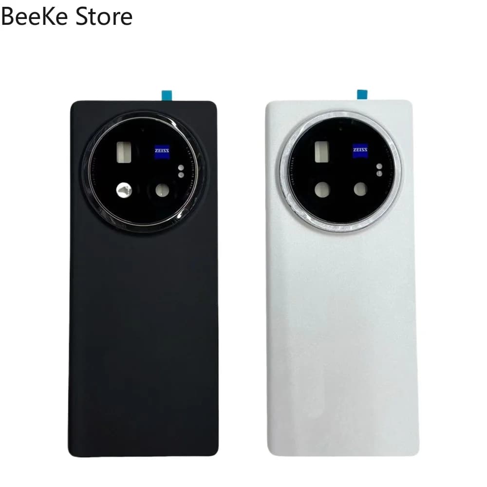 Sostituisci Per Vivo X Fold 3 5 Pro X Fold5 Cover posteriore in vetro + obiettivo della fotocamera Portabatteria posteriore Coperchio della custodia Parte di riparazione dell'alloggiamento del telefono