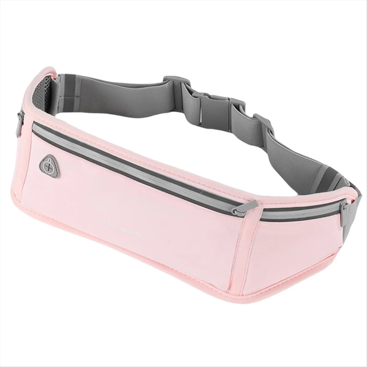 'COMELY' Pink sports pouch Wallet and phone pocket inside the pouch Reflective tape for hiking and cycling