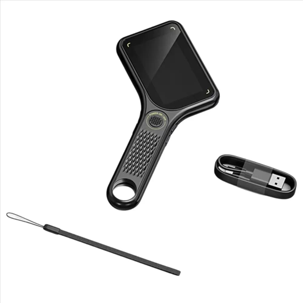 Microscopio digitale portatile 500X Ricaricabile Schermo IPS da 3 pollici Mini microscopio ottico per bambini Fotocamera con 8 luci a LED