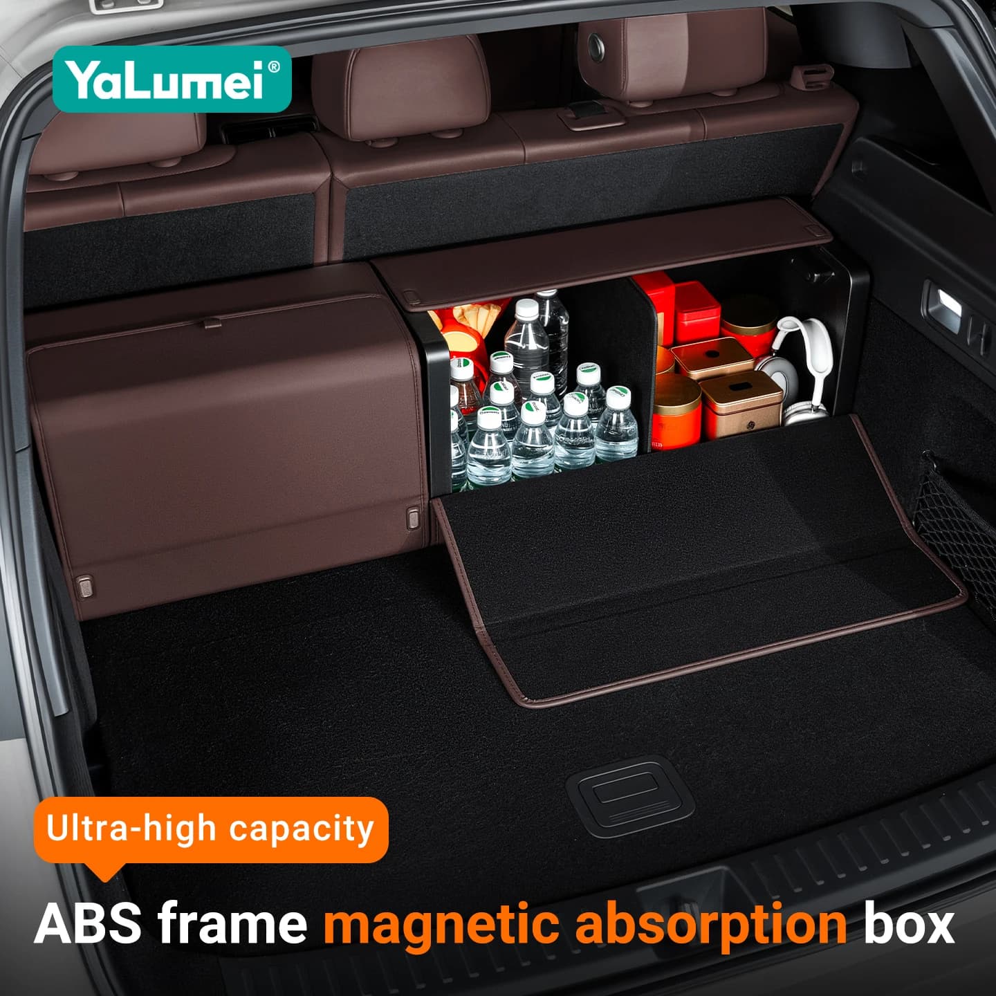 Universal Car Trunk Storage Organizer Foldable Cargo Storage Box Anti-deformation Portable Storage Container Accessories