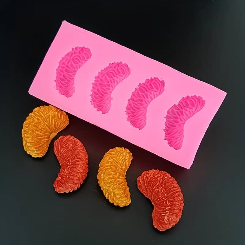 Stampo in Silicone 3D a Forma di Arancia 2026, per DIY Pudding, Cioccolato, Caramelle Cristalline, Dessert, Cubetti di Ghiaccio, Pasta di Gomma, Decorazioni per Cupcake e Torte