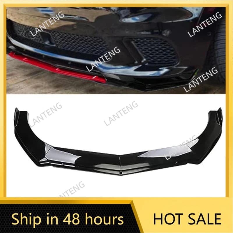 Paraurti anteriore Splitter Labbro Per J-eep Grand Cherokee Auto Spoiler Diffusore Deflettore Paraurti Copertura Body Kit Trim Protezione Nero