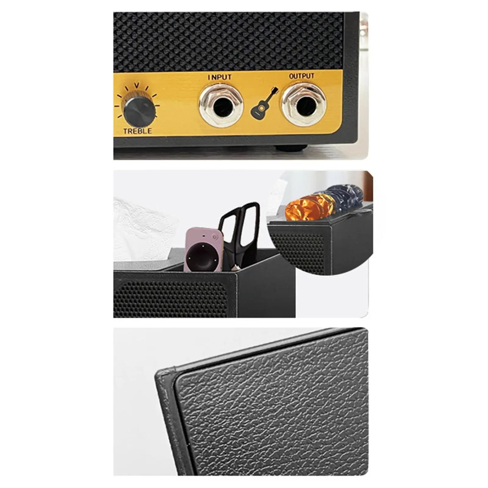 Porta Fazzoletti Decorativo, Organizzatore per Plettri di Chitarra, Porta Fazzoletti per Bagno, Ufficio, Tavolo da Pranzo, Ristorante