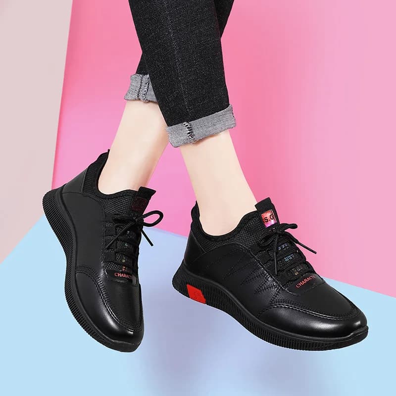 Scarpe Casual alla Moda da Donna, Nuovo Stile Autunno Inverno, Scarpe da Corsa Foderate in Pile, Leggere con Suola Morbida, Scarpe Sportive in Cotone