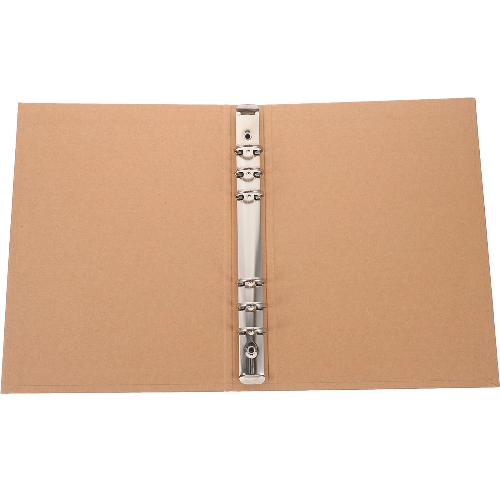 Copertina per Quaderno A5 a 6 Anelli in Carta Kraft, Guscio Riutilizzabile per Raccoglitore, Protezione Liscia e Facile da Pulire per Planner, Diario, Uso Scolastico e Ufficio