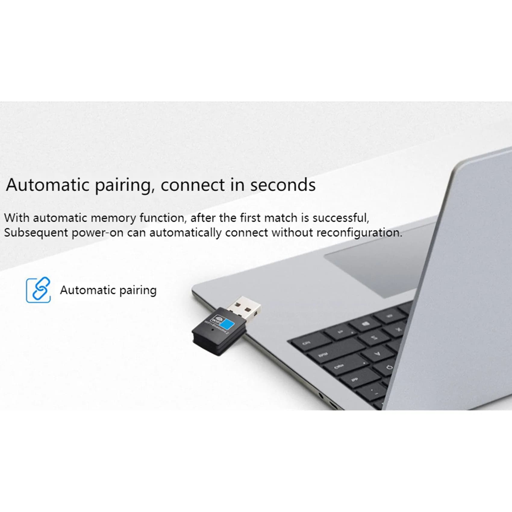 Adattatore USB Wifi Bluetooth B67C, Scheda di Rete Wifi Bluetooth 4.2 150Mbps, Ricevitore e Trasmettitore Wifi Bluetooth