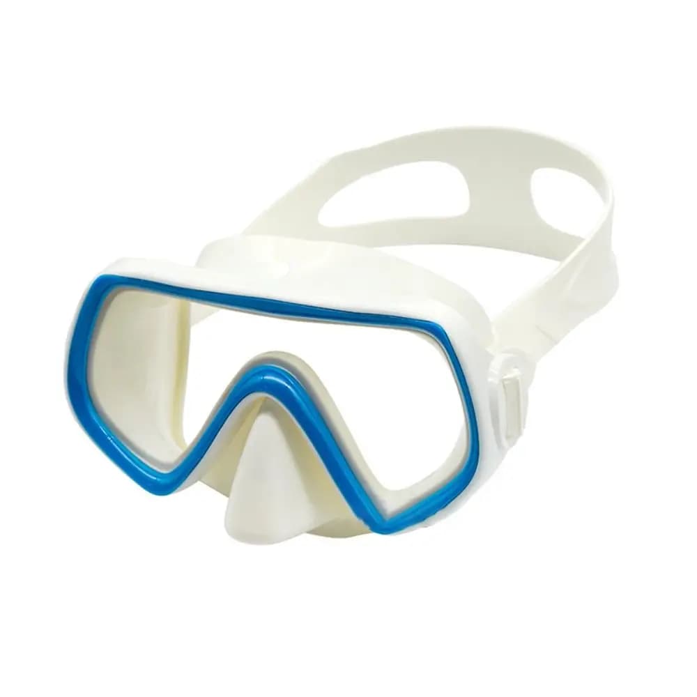 PC Glass Swim Goggles with Nose Cover PVC Strap Snorkel Swimming Goggles Vibrant Colors Anti-Leak Child Diving Mask for Youth