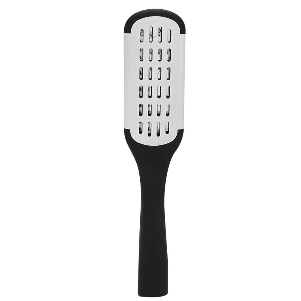 Pettine Antistatico per Lisciare i Capelli, Doppio Lato con Morsetto a V, Nero e Bianco, Pettine Professionale per lo Styling