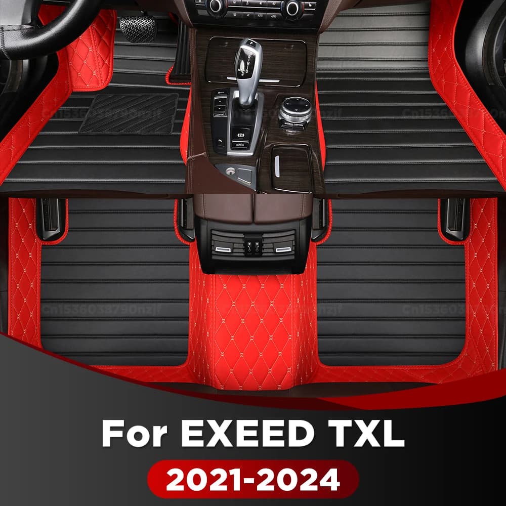 Per EXEED TXL 2021-2024 2023 2022 Tappetini per auto personalizzati Automobile Tappeto Copertura Dettagli interni Accessori Tappetino protettivo