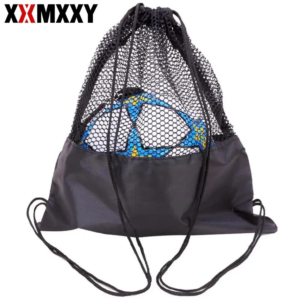 1PC Single Ball Bag,Ball Storage Bag,Mesh Carry Bag,Drawstring Sling Back Bag for Carrying Basketball Volleyball Soccer Football