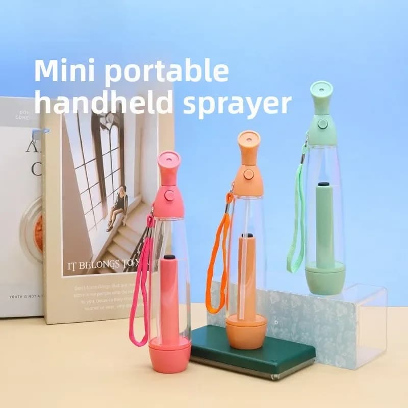 Summer Mister Spray Set di bottiglie Pompa Mister Dispositivo di raffreddamento personale Bottiglie spray in plastica vuote Acqua ricaricabile