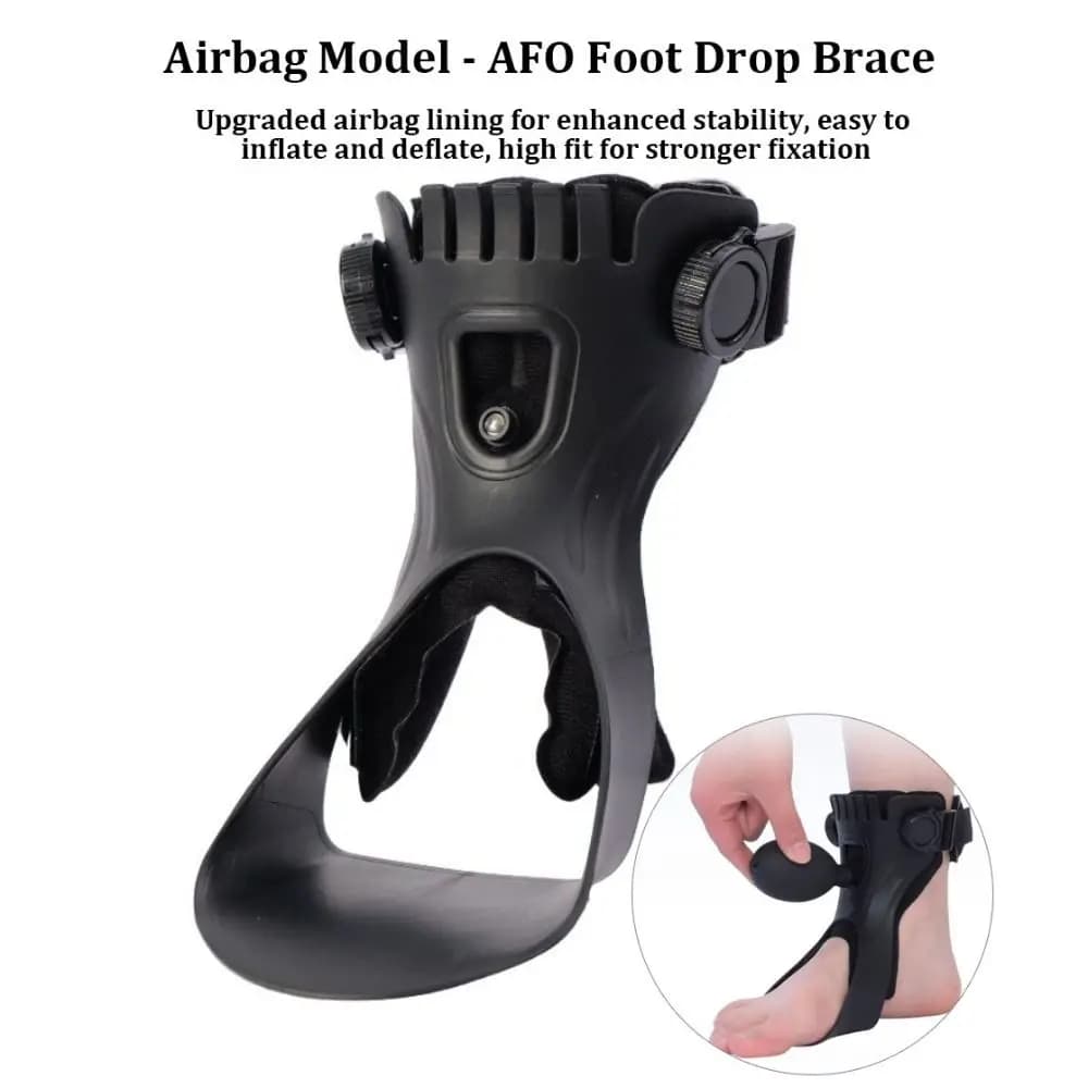 Lightweight AFO Foot Drop Brace Varus Foot Correction Invisible Ankle Brace Support Comfortable Improve Gait Drop Foot Brace