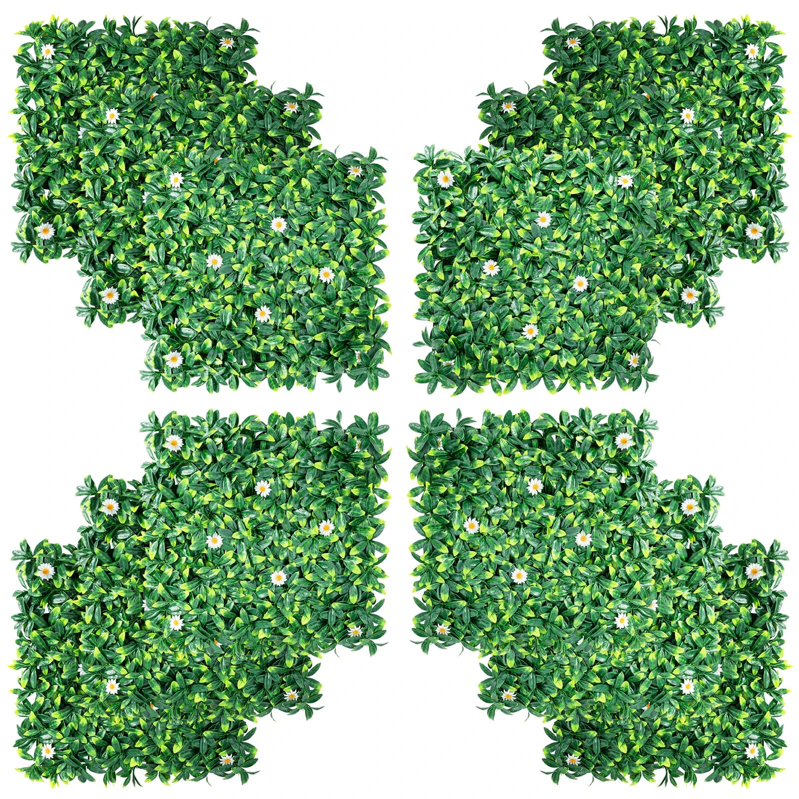 Hedgehog panels for artificial daisy plants from 12 pieces 20x20 inch