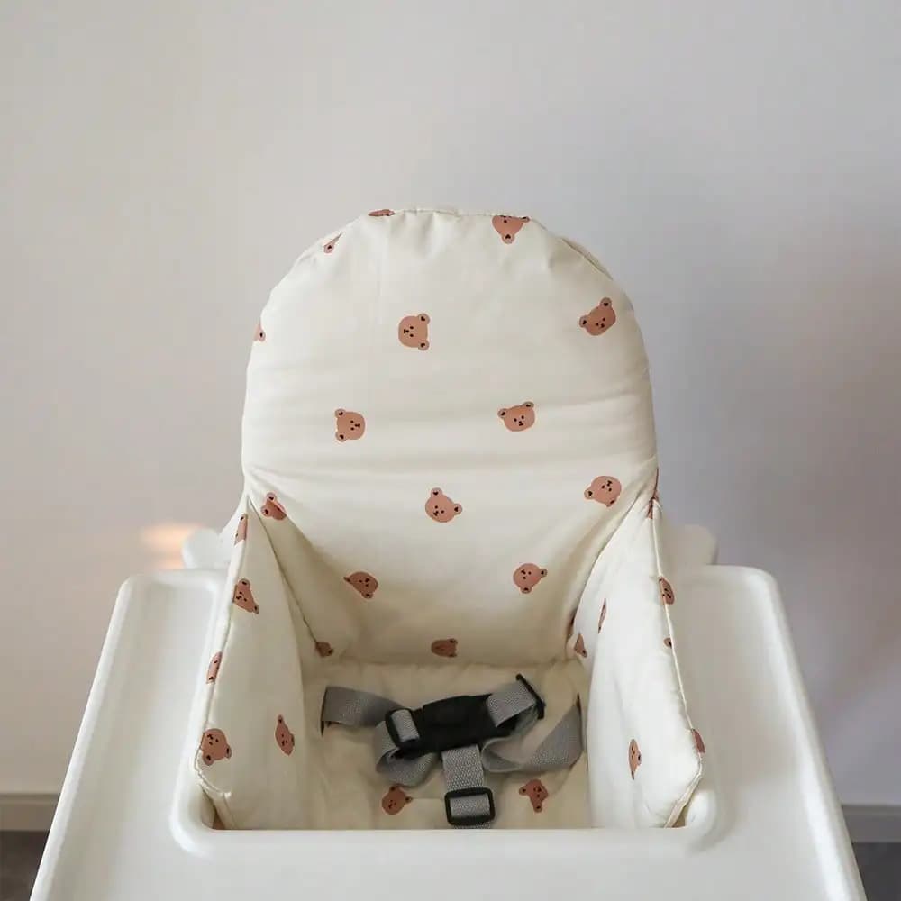 1PCS Cartoon INS Soft Fabric Kids Dining Chair Cushion Portable Baby Seat Pad Home Restaurant Accessory for Children