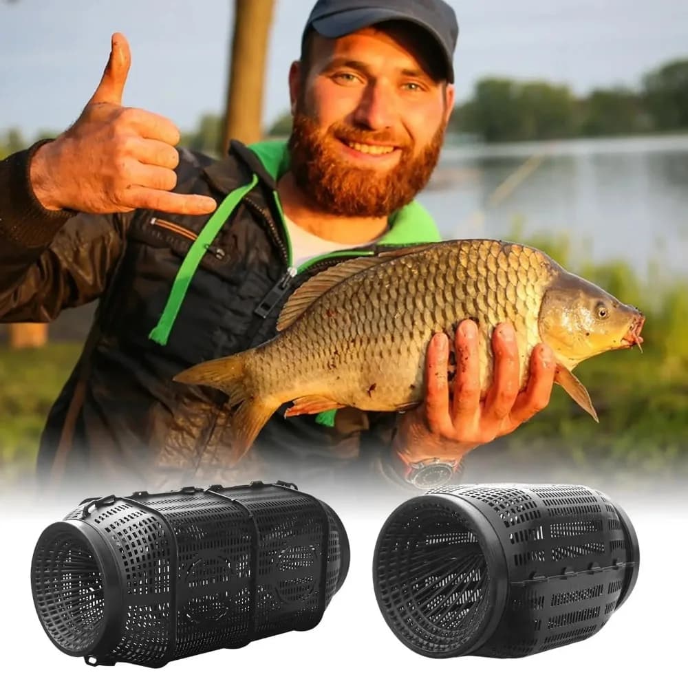 Portable Fishing Bait Trap Lightweight Fish Net Cage For Eel Loach Shrimp Crab Crayfish Lobster Foldable Fishing Pot