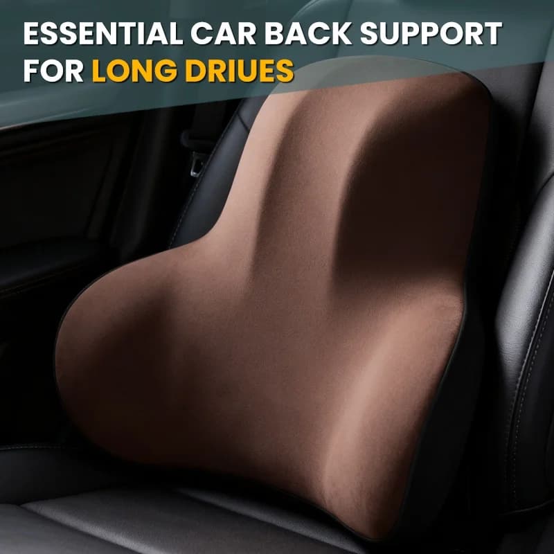Cuscino per schienale lombare ergonomico in memory foam per auto Supporto multifunzionale universale Cuscino per la vita Protezione per la schiena lombare