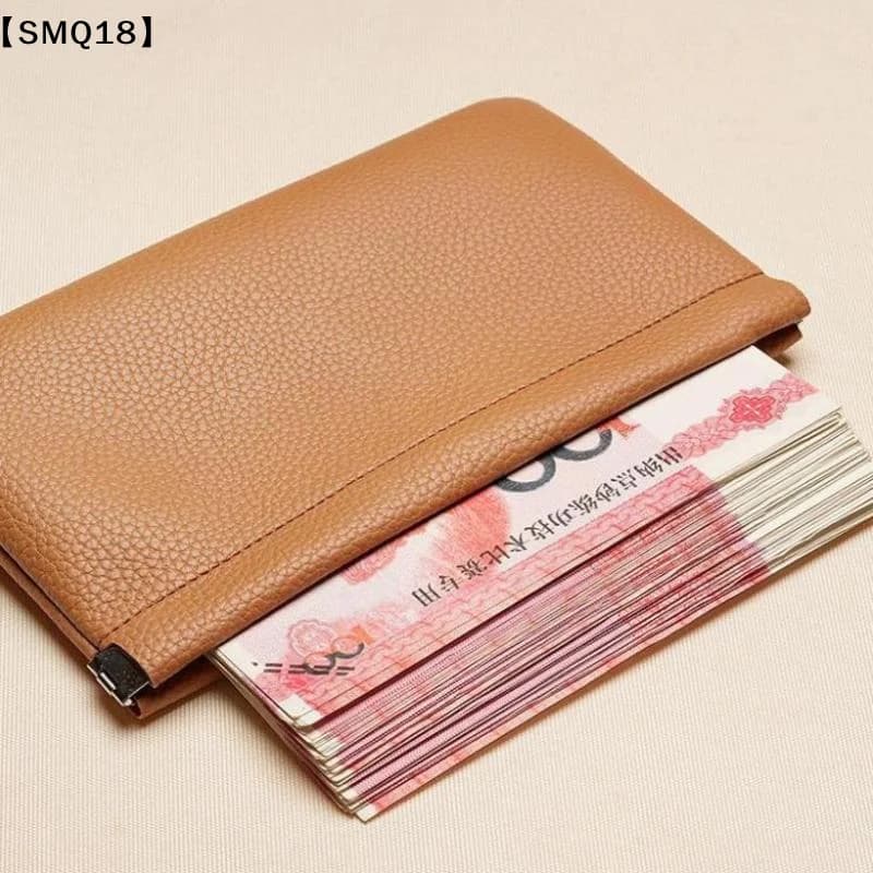 1pcs Self-closing Pu Leather Wallet Long Passport Driver's License ID Holder Headphone Data Cable Storage Cash Pouch Purse【SMQ】