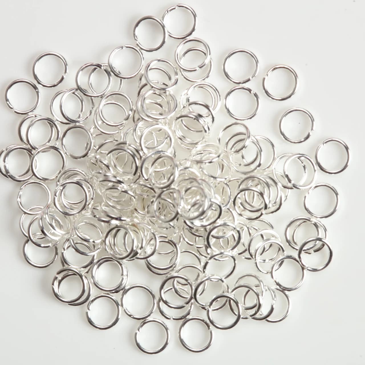 200-1600 pezzi di anelli aperti in ferro color oro e argento, di diverse dimensioni, per connettori di braccialetti, accessori per la creazione di gioielli