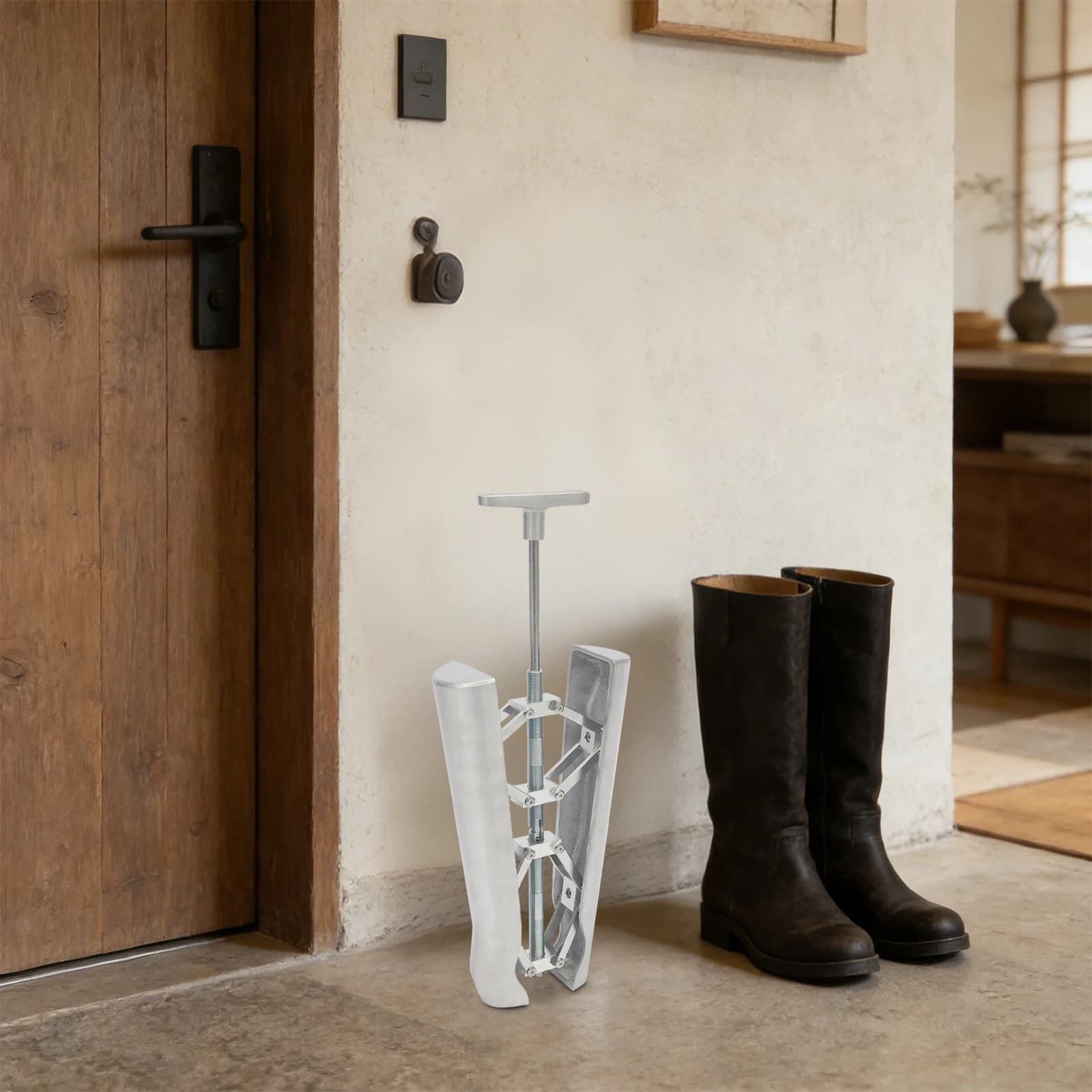 Stretcher per Stivali, Allargatore per Scarpe in Alluminio Pressofuso, Previene le Pieghe, Prolunga la Durata delle Scarpe per Stivali da Cowboy, da Lavoro e da Equitazione