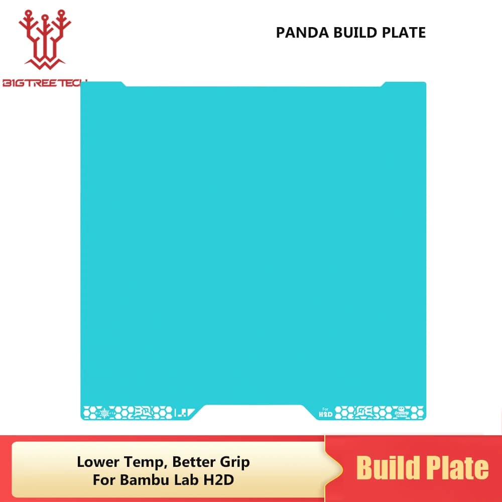 BIGTREETECH Panda Build Plate CryoGrip Pro Lamiera di acciaio per molle Parti della stampante 3D per stampante 3D Bambu Lab H2D