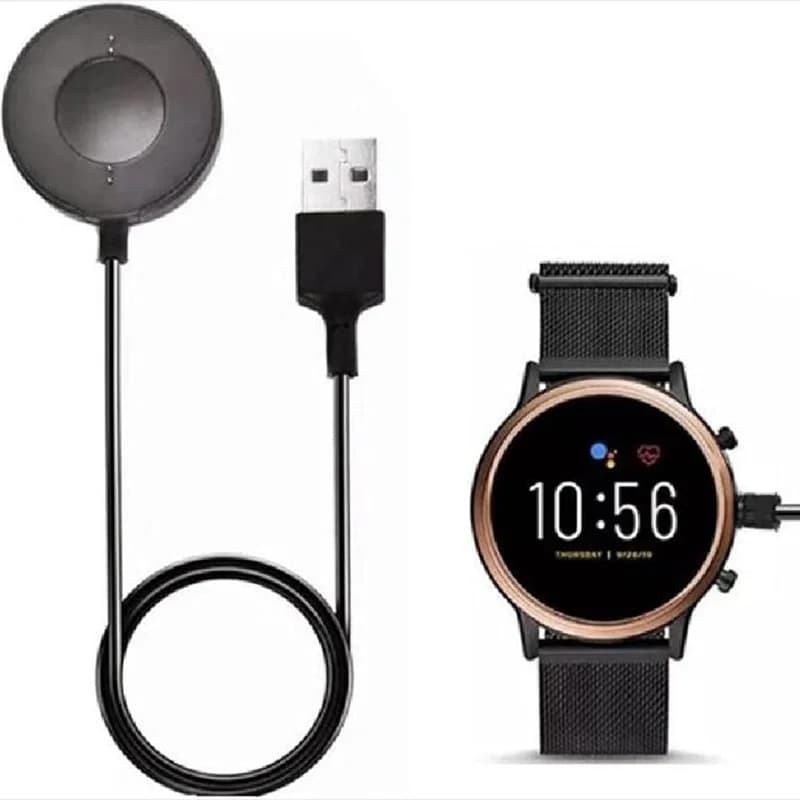USB-A Charging Dock Magnetic Charger for Fossil Gen 4 5 for Michael Kors Runway Watches Accessory Watch Cargador