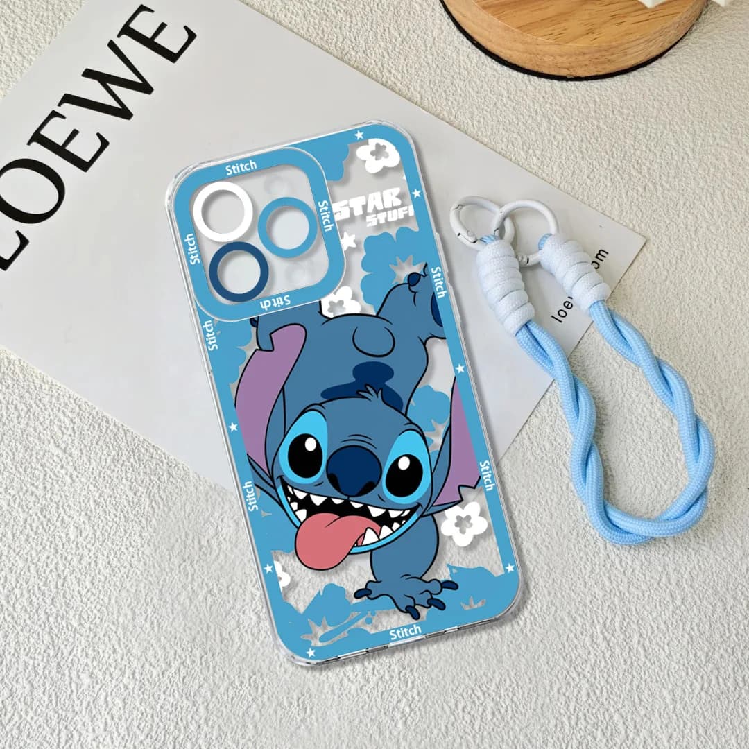 Custodia in silicone Disney Stitch simpatica per Xiaomi Redmi 15 15C 14C 14R 13 13C 13X 12C 12 10 10A 10C A5 A4 A3 Pro Turbo 5 Max 4 3 4G 5G