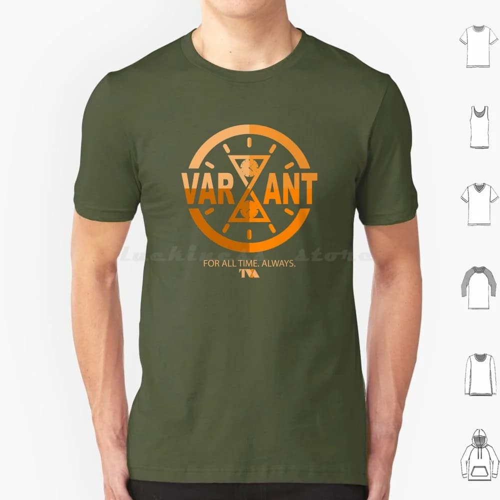 Variante del tempo T Shirt Big Size 100% cotone Variante di viaggio nel tempo Sylvie Film Cultura pop Avventura Mobius Time Scifi Gods