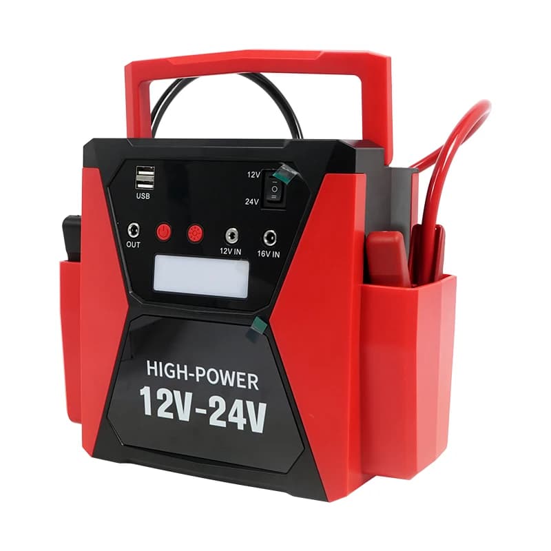 Avviatore di Emergenza per Auto e Camion 12V/24V ad Alta Potenza, Batteria da 42000mAh con Funzione di Avviamento e Power Bank