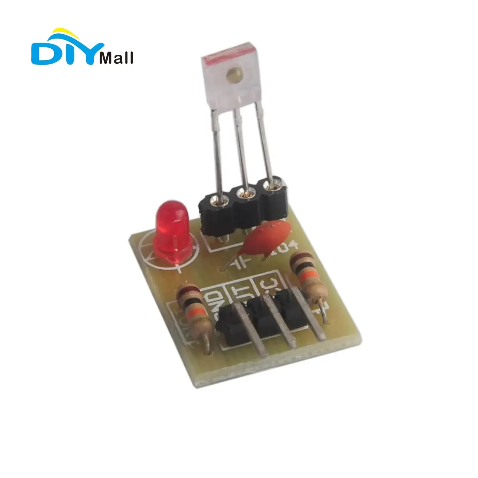 Modulo Sensore Ricevitore Laser DIYmall 5V con Uscita a Livello Alto/Basso per Progetti Arduino, PCB Compatto 1.5 x 1.9 cm